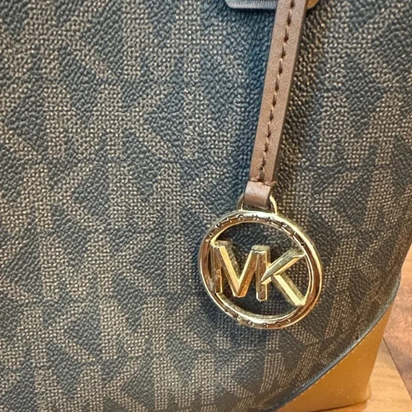 Michael Kors Dark Brown and Tan Tote - Picture 4 of 6